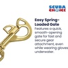 image:imageScuba Choice Diving Butterfly Swivel 325 Brass Bolt Snap Heavy Duty Marine Scuba Accessory Gear Hook Durable Solid Brass Dive Gear Clip1
