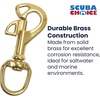 image:imageScuba Choice Diving Butterfly Swivel 325 Brass Bolt Snap Heavy Duty Marine Scuba Accessory Gear Hook Durable Solid Brass Dive Gear Clip1