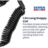 image:imageScuba Choice Diving Dive Black Snappy Coil Camera Lanyard Clip and QB Buckles 13m Coil