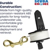 image:imageScuba Choice Finger Spool 100ft White Nylon Line with Plastic Handle amp Brass Clip  Durable Lightweight EasytoUse Diving Accessory for Spearfishing and Freediving