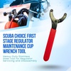 image:imageScuba Choice First Stage Regulator Cup Wrench Tool  625 Length Firm Grip Durable Design for Easy Disassembly Maintenance amp Repair of Diving Regulators