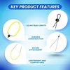 image:imageScuba Choice Scuba Diving Adjustable Wrist Lanyard  Dive Tools amp Accessories for Underwater Gear and Cameras  Comfortable Durable TangleFree Safety StrapYellow
