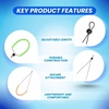 image:imageScuba Choice Scuba Diving Adjustable Wrist Lanyard  Dive Tools amp Accessories for Underwater Gear and Cameras  Comfortable Durable TangleFree Safety StrapSolar Reef Trio