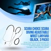 image:imageScuba Choice Scuba Diving Adjustable Wrist Lanyard  Dive Tools amp Accessories for Underwater Gear and Cameras  Comfortable Durable TangleFree Safety StrapBlack