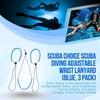 image:imageScuba Choice Scuba Diving Adjustable Wrist Lanyard  Dive Tools amp Accessories for Underwater Gear and Cameras  Comfortable Durable TangleFree Safety StrapBlue