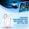 image:imageScuba Choice Scuba Diving Adjustable Wrist Lanyard  Dive Tools amp Accessories for Underwater Gear and Cameras  Comfortable Durable TangleFree Safety StrapReef Strike Trio
