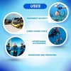 image:imageScuba Choice Scuba Diving Adjustable Wrist Lanyard  Dive Tools amp Accessories for Underwater Gear and Cameras  Comfortable Durable TangleFree Safety StrapReef Strike Trio