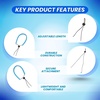image:imageScuba Choice Scuba Diving Adjustable Wrist Lanyard  Dive Tools amp Accessories for Underwater Gear and Cameras  Comfortable Durable TangleFree Safety StrapBlue