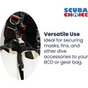 image:imageScuba Choice Scuba Diving Black Utility Mask Fin Keeper Holder Strap with Quick Release Loop