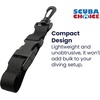 image:imageScuba Choice Scuba Diving Black Utility Mask Fin Keeper Holder Strap with Quick Release Loop