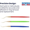 image:imageScuba Choice Scuba Diving Brass ORing Pick Set 3Piece  Durable Brass Tools for Precision Maintenance Prevents Damage to Parts Ideal for ORing Removal amp Replacement