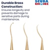 image:imageScuba Choice Scuba Diving Brass ORing Pick Set 3Piece  Durable Brass Tools for Precision Maintenance Prevents Damage to Parts Ideal for ORing Removal amp Replacement