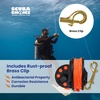 image:imageScuba Choice Scuba Diving Compact Finger Spool with Plastic Handle 65 Orange Line