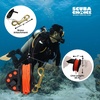 image:imageScuba Choice Scuba Diving Compact Finger Spool with Plastic Handle 65 Orange Line