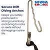 image:imageScuba Choice Scuba Diving Reef Dri Hook 99 Line with Storage Pouch