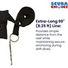 image:imageScuba Choice Scuba Diving Reef Dri Hook 99 Line with Storage Pouch