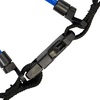 image:imageScuba Choice Scuba Diving Shark Coil Lanyard with 2 Steel Snaps and Quick Release BucklesBlue