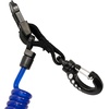 image:imageScuba Choice Scuba Diving Shark Coil Lanyard with 2 Steel Snaps and Quick Release BucklesBlue
