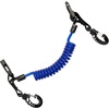 image:imageScuba Choice Scuba Diving Shark Coil Lanyard with 2 Steel Snaps and Quick Release BucklesBlue