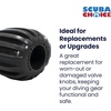 image:imageScuba Choice Scuba Diving Tank Cylinder Valve Oval Shape KnobBlack
