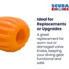 image:imageScuba Choice Scuba Diving Tank Cylinder Valve Oval Shape KnobOrange