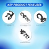 image:imageScuba Choice Scuba Diving Triple Hose Holder Clip  Low amp High Pressure Hose Organizer for Regulators amp Octopus Setup Durable Dive AccessoriesBlack