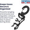 image:imageScuba Choice Scuba Diving Triple Hose Holder Clip  Low amp High Pressure Hose Organizer for Regulators amp Octopus Setup Durable Dive AccessoriesBlack