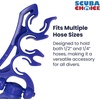 image:imageScuba Choice Scuba Diving Triple Hose Holder Clip  Low amp High Pressure Hose Organizer for Regulators amp Octopus Setup Durable Dive AccessoriesBlue