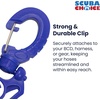 image:imageScuba Choice Scuba Diving Triple Hose Holder Clip  Low amp High Pressure Hose Organizer for Regulators amp Octopus Setup Durable Dive AccessoriesBlue