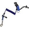 image:imageScuba Choice Shark Coil Lanyard with 1 Steel Snap and Quick Release BucklesBlue