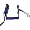 image:imageScuba Choice Shark Coil Lanyard with 1 Steel Snap and Quick Release BucklesBlue