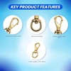 image:imageScuba Choice Swivel Eye Snap Hooks with Webbing Strap Marine Grade 314 Industrial Brass Hook for Flags Scuba Diving and Leashes  Heavy Duty Solid Brass Snap Hooks for Reliable Gear Attachment35