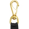 image:imageScuba Choice Swivel Eye Snap Hooks with Webbing Strap Marine Grade 314 Industrial Brass Hook for Flags Scuba Diving and Leashes  Heavy Duty Solid Brass Snap Hooks for Reliable Gear Attachment325 with strap