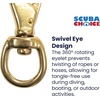 image:imageScuba Choice Swivel Eye Snap Hooks with Webbing Strap Marine Grade 314 Industrial Brass Hook for Flags Scuba Diving and Leashes  Heavy Duty Solid Brass Snap Hooks for Reliable Gear Attachment35