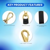 image:imageScuba Choice Swivel Eye Snap Hooks with Webbing Strap Marine Grade 314 Industrial Brass Hook for Flags Scuba Diving and Leashes  Heavy Duty Solid Brass Snap Hooks for Reliable Gear Attachment325 with strap