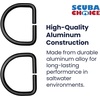 image:imageScuba ChoiceScuba Choice Aluminum BCD DRing SetBlack