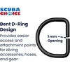 image:imageScuba ChoiceScuba Choice Aluminum BCD DRing SetBlack