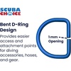image:imageScuba ChoiceScuba Choice Aluminum BCD DRing SetBlue