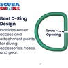 image:imageScuba ChoiceScuba Choice Aluminum BCD DRing SetGreen