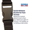 image:imageScuba Clips Lanyard with Dual Clips and Quick Release Buckle Scuba Accessory for Diving Dive Clip for Equipment EssentialsBlack