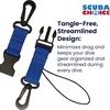 image:imageScuba Clips Lanyard with Dual Clips and Quick Release Buckle Scuba Accessory for Diving Dive Clip for Equipment EssentialsBlue