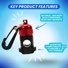 image:imageScuba Diving Magnetic Regulator Octopus Hose Holder Clip Red