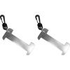 image:imageScuba Choice 5 Aluminum Crab and Lobster Gauge with Clip  Durable Dive Tool for California Measures Lobster 314 and Crab 4 Compact BlackGrey Design5 Pack of 2