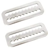 image:imageScuba Choice Aluminum Weight Belt Webbing Keepers  2 Pairs Fits 2 Belts  HeavyDuty Scuba Diving Gear Accessory Secure Strap Retainers for Buoyancy Control amp Dive StabilityChrome