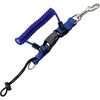 image:imageScuba Choice Shark Coil Lanyard with 1 Steel Snap and Quick Release BucklesBlue