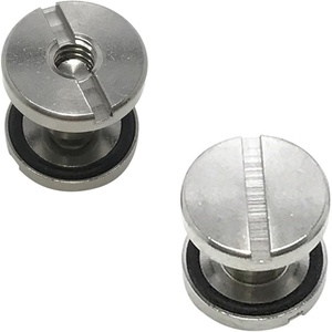image:imageScuba Choice Backplate Stainless Steel Screws with Flat Head 1420 Thread Friction ORings 2Piece Set 18mm x 17mm Durable for Diving Gear Harness Tank and Accessories