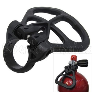 image:imageScuba Choice Cylinder Tank Handle Holder Grip  Black Adjustable Fits 39mm41mm Diameter Easy Carry Slide amp Directional Handle Durable Gear Accessory