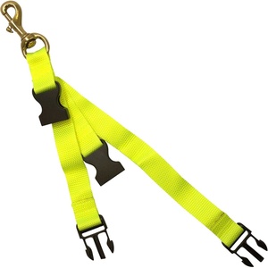 image:imageScuba Choice Diving BC Fin amp Mask Keeper with Quick Release Lanyard  YellowBlack Adjustable 6 amp 8 Straps Brass Clip Easy BCD Attachment MustHave Gear for Divers