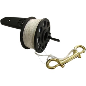 image:imageScuba Choice Finger Spool 100ft White Nylon Line with Plastic Handle amp Brass Clip  Durable Lightweight EasytoUse Diving Accessory for Spearfishing and Freediving