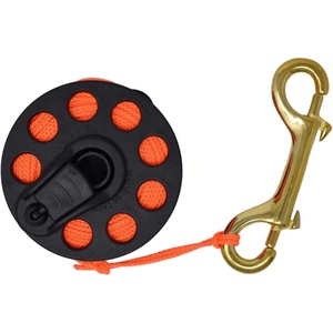 image:imageScuba Choice Scuba Diving Compact Finger Spool with Plastic Handle 65 Orange Line